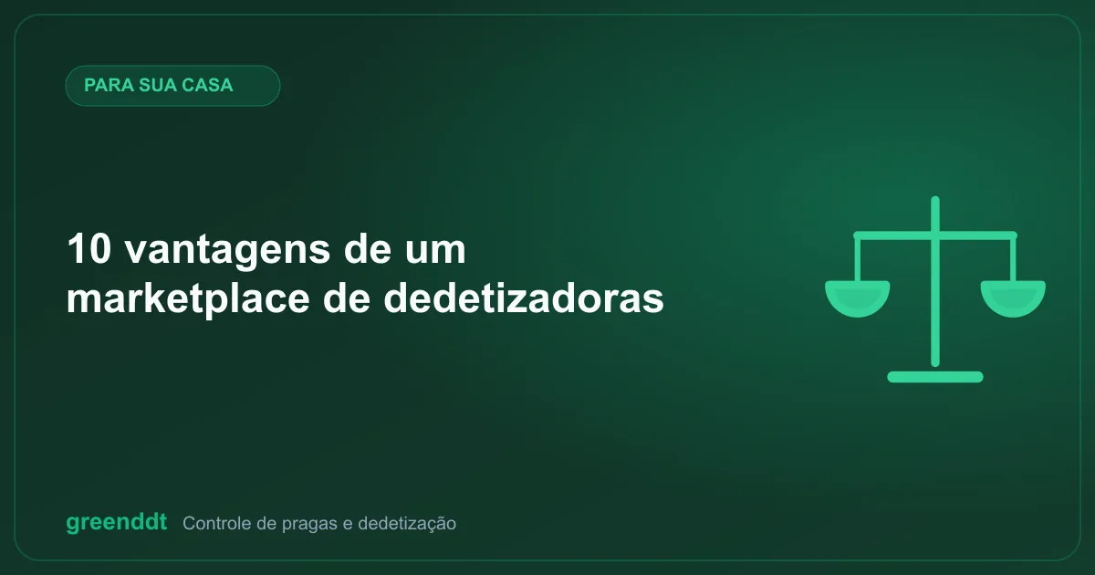 Ilustração de capa do artigo "10 vantagens de um marketplace de dedetizadoras"